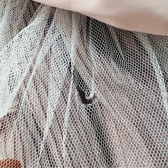 Pastourelle by Pippa & Julie Burgundy Velvet Dress with Shimmer Ruffles - Picture 11 of 11